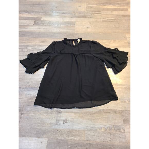 Monteau Los Angeles medium women's high neck blouse - Picture 1 of 8